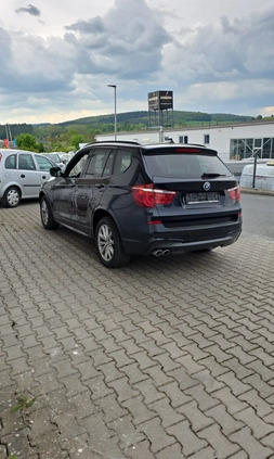 BMW X3 cena 33900 przebieg: 193817, rok produkcji 2012 z Wągrowiec małe 106